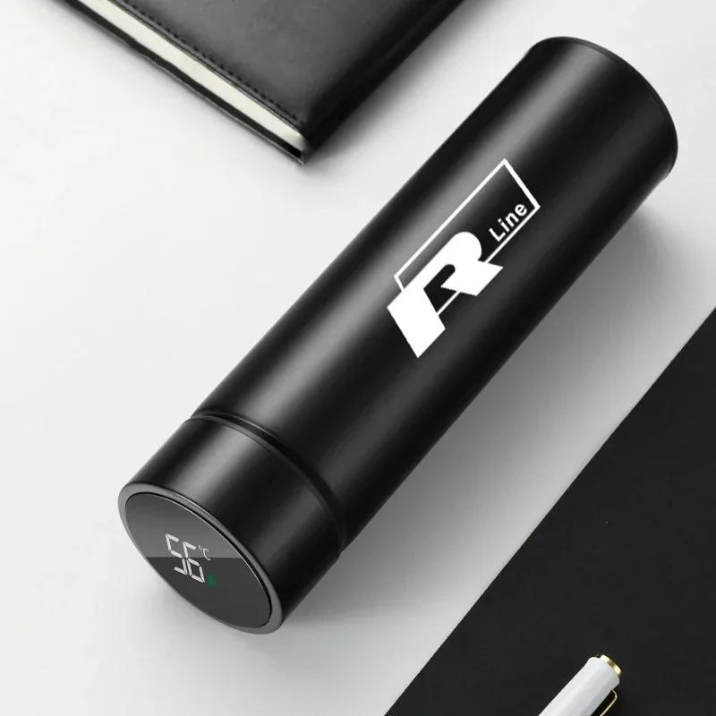 

New 80% Stainless Thermos Bottle LED Intelligent Temperature Measurement For Volkswagen Rline T-Cross Arteon Jetta Caddy