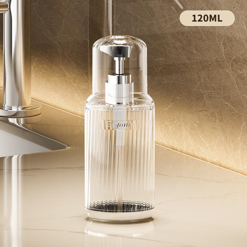 Travel-sized Toiletries Pump-action Portable Vacuum-sealed Large-capacity Refillable Bottle