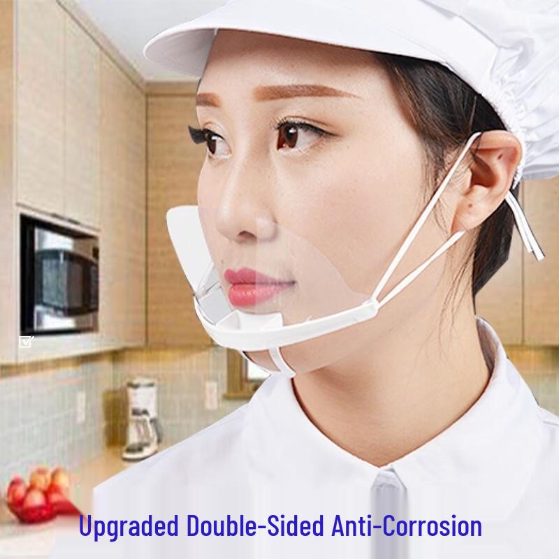 Transparent Food Service Mouth Mask