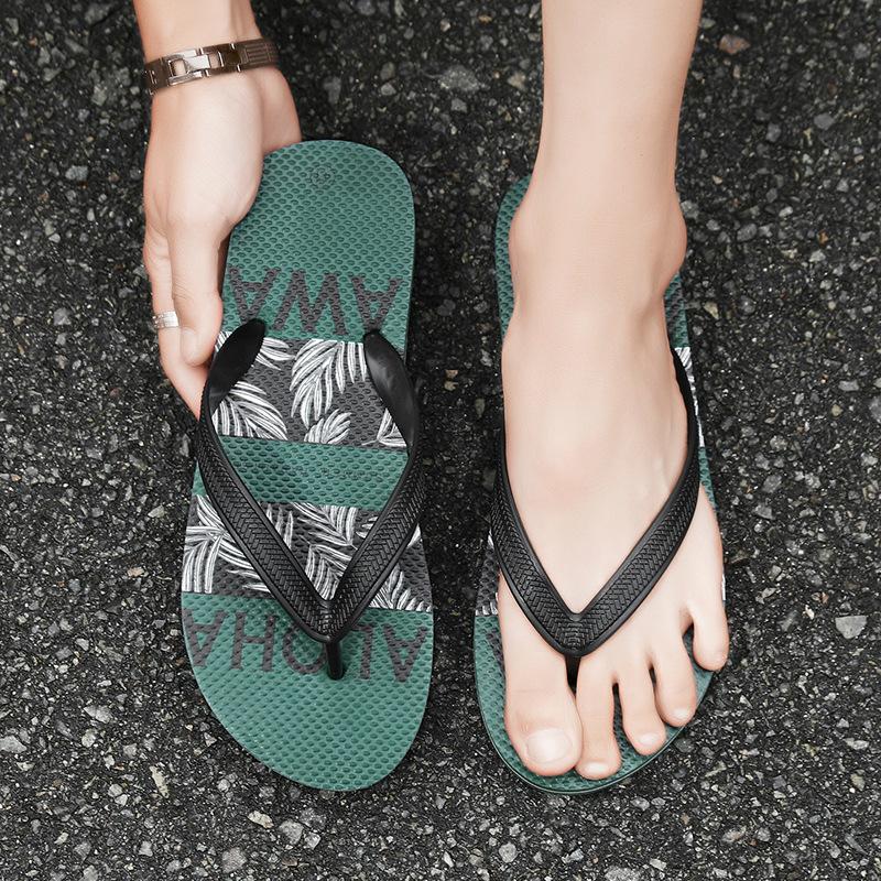 2025 flip-flops men's summer new indoor and outdoor sandals non-slip deodorant beach shoes pinch feet cold slippers