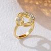 100 Languages "I Love You" Moon Projection Ring Necklace