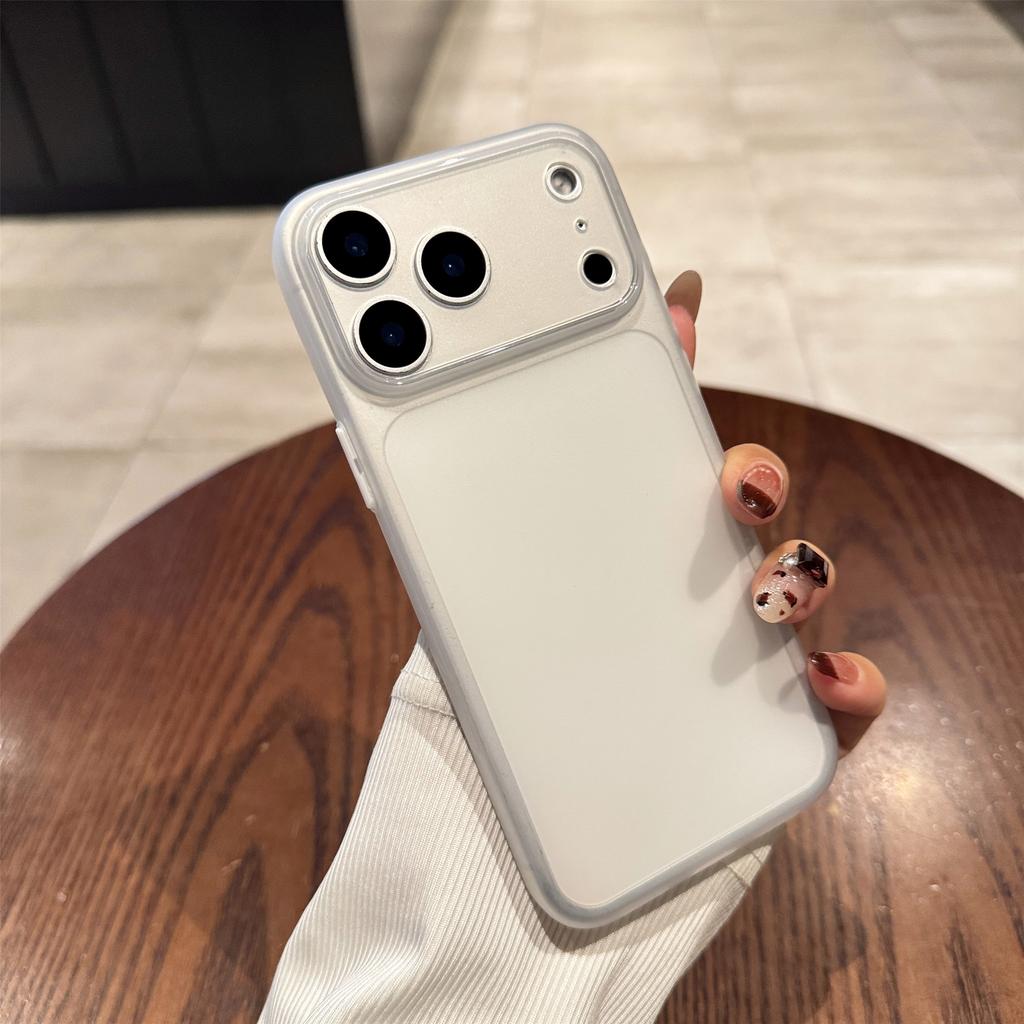 Ultra Dünne Schlanke Frosted TPU Weiche Handyhülle für iPhone Air 17 16 15 14 13 Pro Max Matt Transluzent Einfache Rückabdeckung