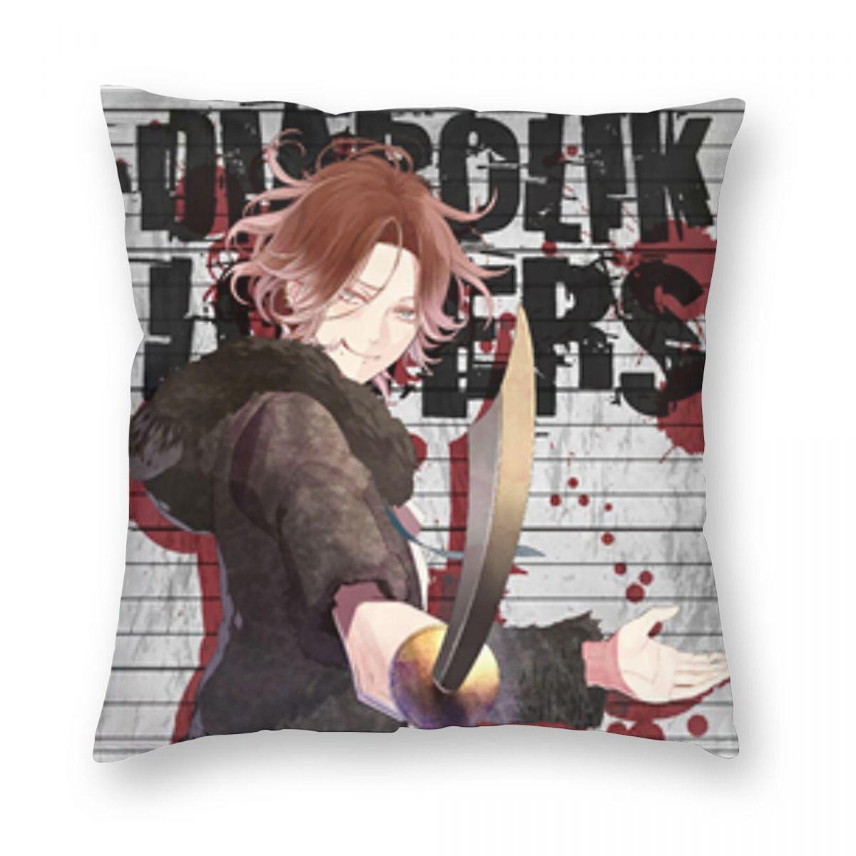 Diabolik Lovers Laito Sakamaki Square Pillowcase Polyester Linen Velvet Creative Decorative Throw Pillow Case Home Cushion Cover Peach skin 18*18(CM)-1Pcs