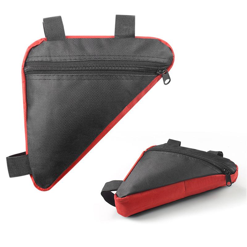 

Waterproof Bicycle Front Triangle Bag - Large Capacity Cycling Equipment 27*20*20 червоний