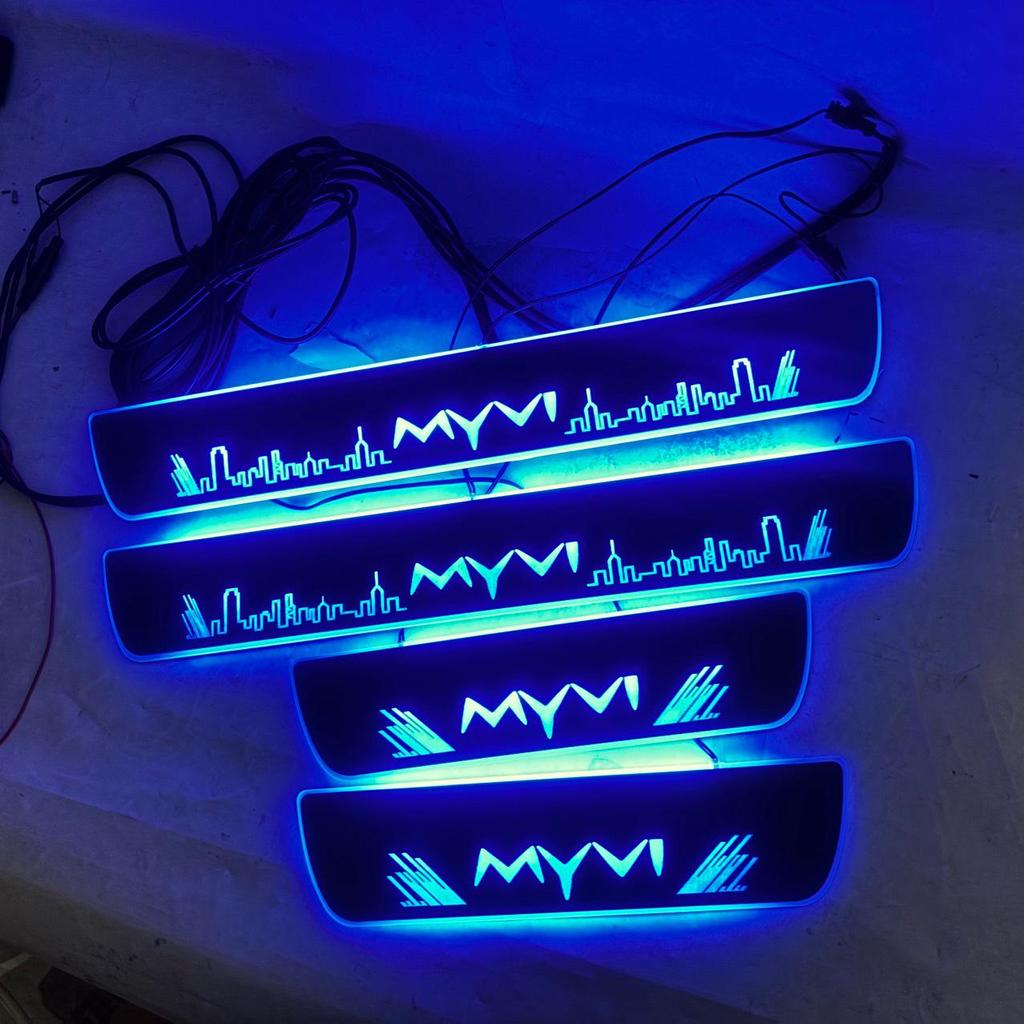 4-Piece LED Dynamic Welcome Pedal Set for MYVI M800 M600