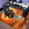 Golden Messi Glory Rug Game Carpet, Floor Mat for Bedroom Living Room Entryway Rug, Home Decor Idea Gift for Christmas Birthday