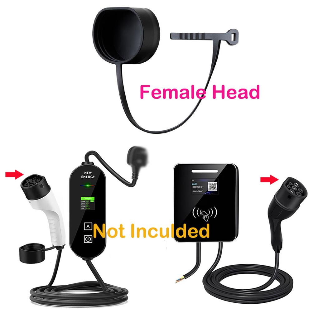 Schutzkappe Ladekabel Typ 2 Universell passend Schutzkappe EV-Stecker Typ 2 Für Fahrzeugseite