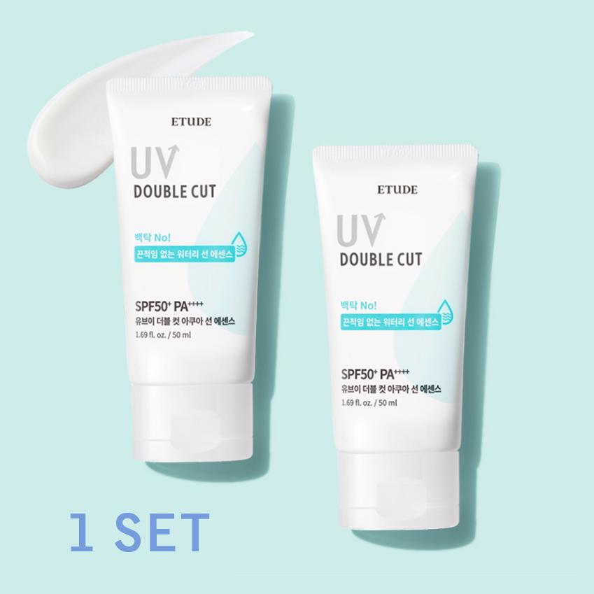

Этюд Хаус УФ(ультрафиолетовый) Double Cut Aqua Sun Essence Duo Set SPF50+ PA++++, 50 мл (3 варианта) 1PCS