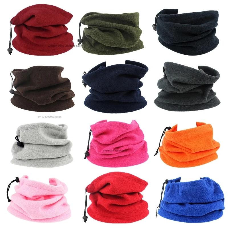 Cycling Ski Sport Camping Hiking Scarf Fleece Warm Winter Windproof Neck Tube Scarf for Men Women Bandana Mask Half Face Cover