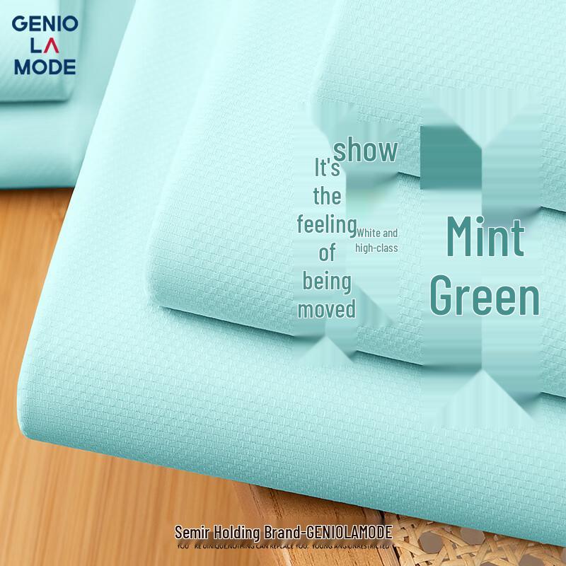 GENIOLAMODE Men s Ice Silk Quick-Dry Short Sleeve T-Shirt M