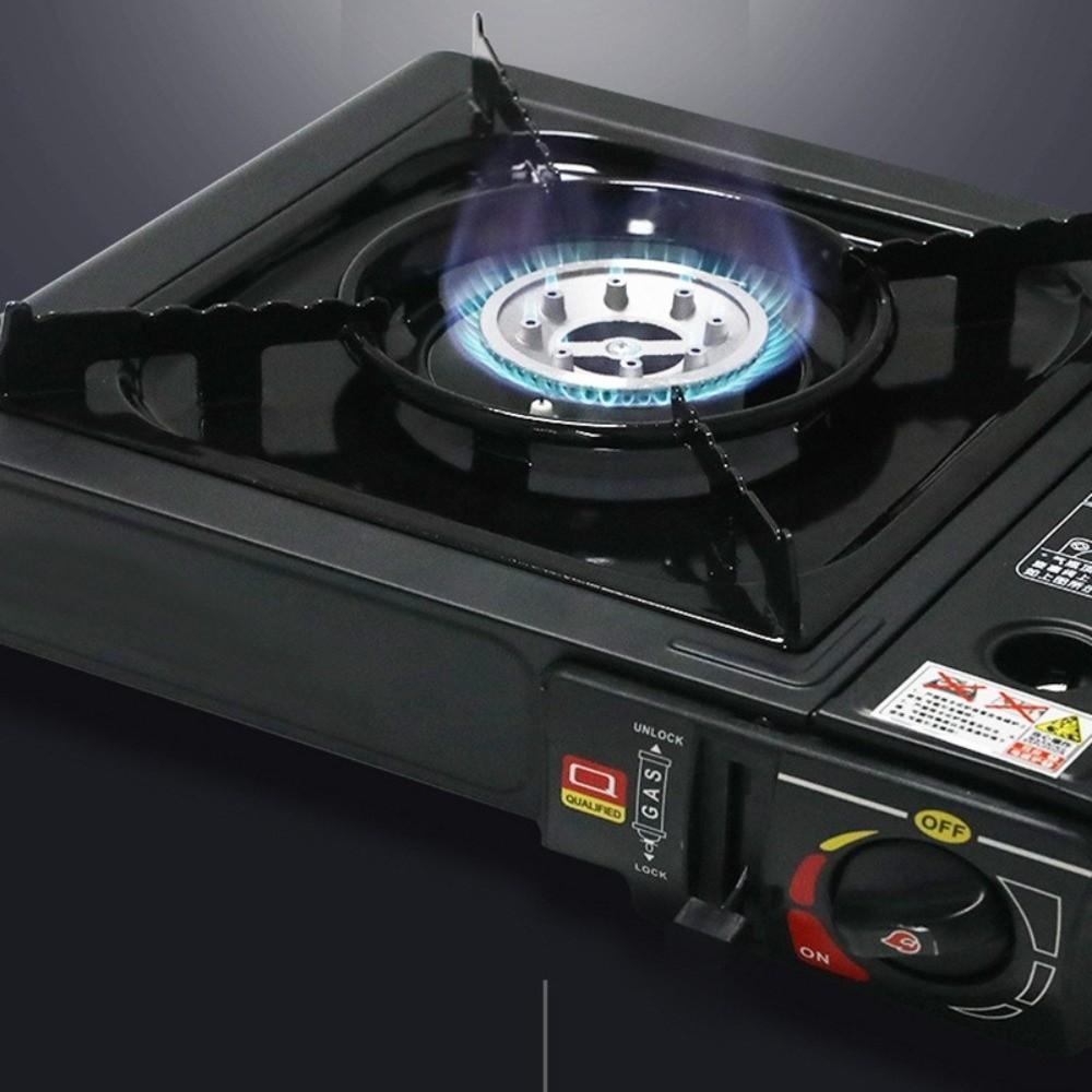 Automatic Ignition Portable Burner Safety Lock Cooking Stove Large Firepower Outdoor Stove  Hiking