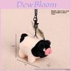 Short Plush Pig Keychain With Sound For Girls And Boys