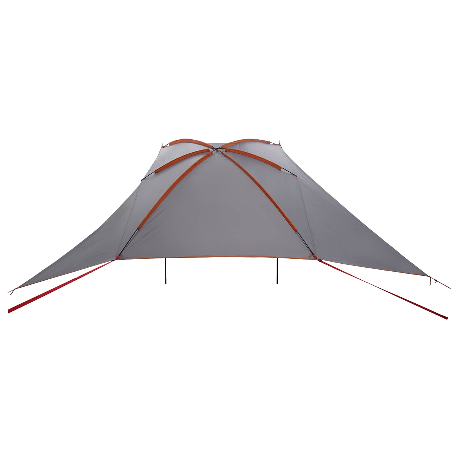 Carport Zelt Grau und Orange 308 x 215 x 220 cm Polyester und Stahl