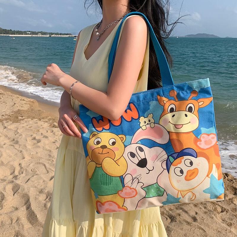 Набор женских холщовых сумок-тоут Fumede большой вместимости