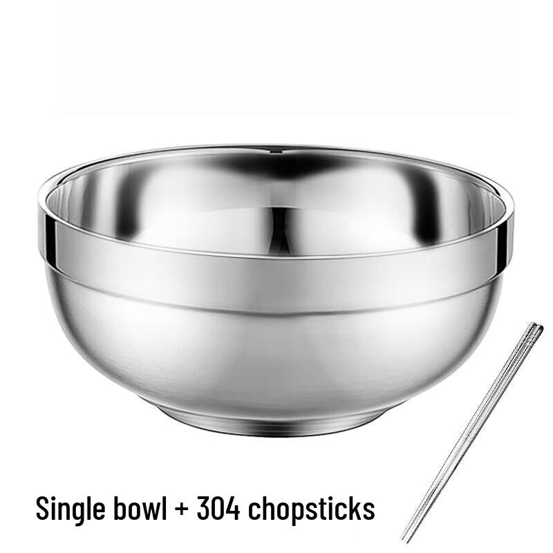 YAZAIZAi 304 Stainless Steel Anti-Scalding Bowl