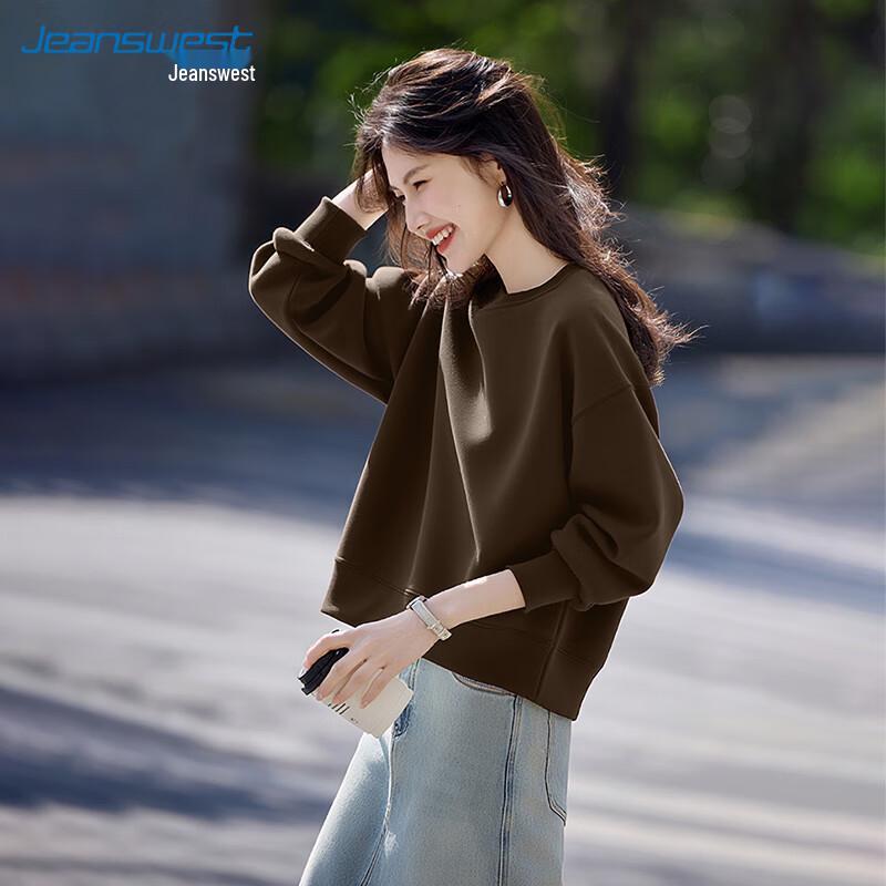 

Jeanswest Women s Basic Loose-Fit Round Neck Sweatshirt 2XL