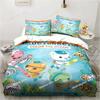 Neues 3D Cartoon Octonauts Bettwäsche-Set Gedrucktes Bettwäsche-Set Mit Kissenbezug Bettdeckenbezug Weich Queen King Size Bettwäsche Zuhause
