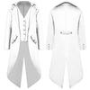 2025Wish Men's Medieval Gothic Swallowtail Coat - European & American Retro Punk Style