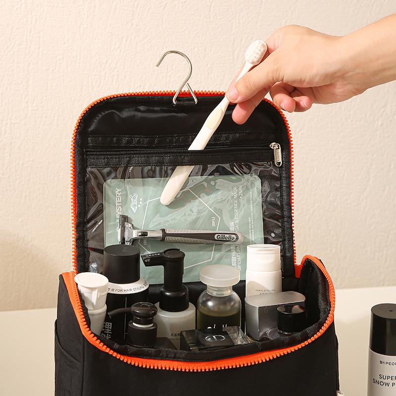 Modern Simple Nylon Makeup Organizer With Multipurpose Storage For Travel