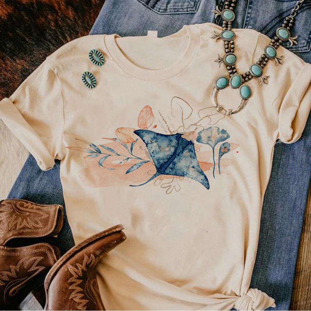 Stingray top women harajuku Tee girl funny anime Japanese clothes S