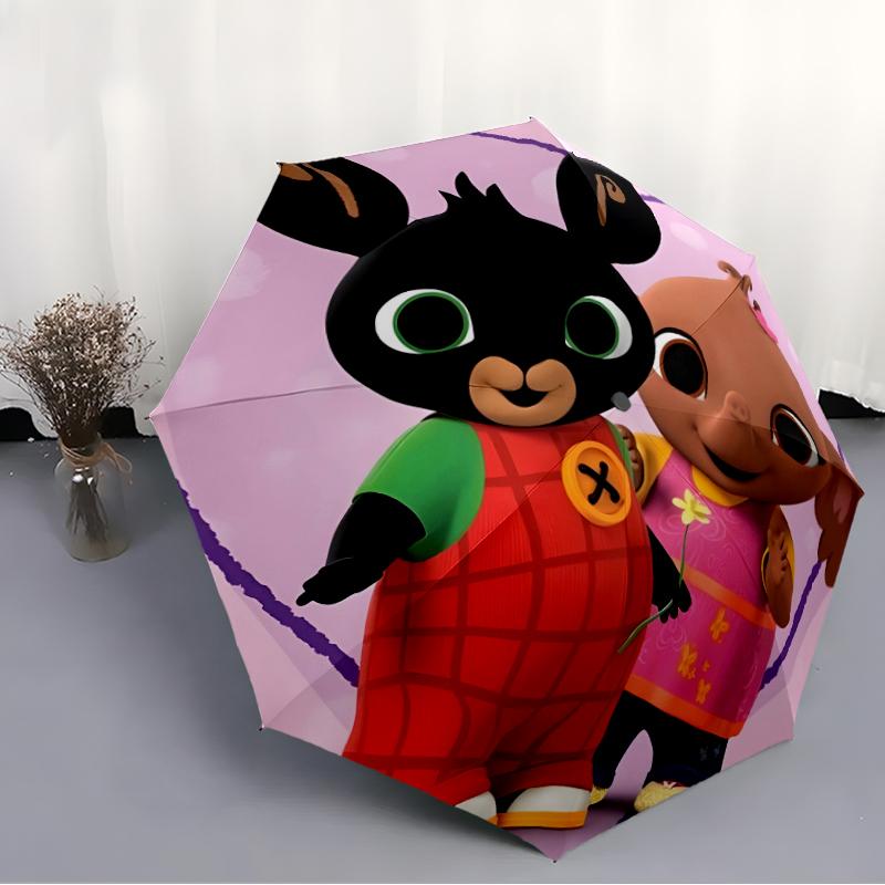 1pc Bing Bunny4 Umbrella, Sun Protection, And UV Shielding. It Has Eight Sturdy Ribs for Outdoor Use And Perfect Gift