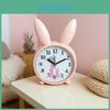 Cute Bunny Childrens Alarm Clock With Silent Movement For Bedroom Decor And Wake Up Fun