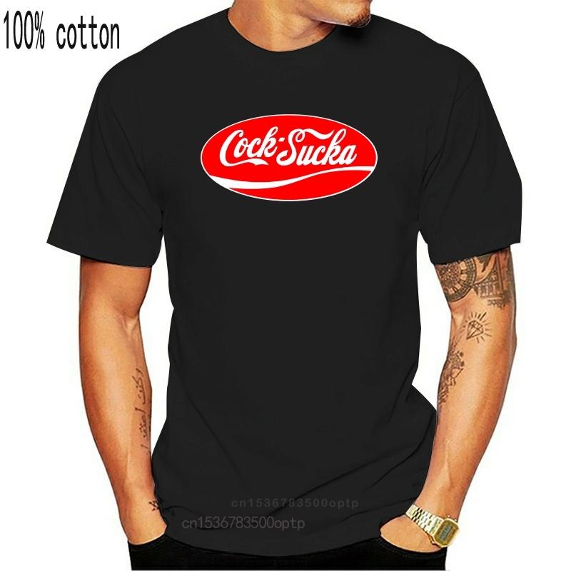 Cock Sucka Coke T Shirt 100% Cotton Pride Lgbtq
