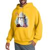 Men's Hooded Sweatshirt, Contrasting Color Sweatshirt, Sports   Casual Jacket