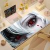 Anime Arlecchino Mouse Pad Large NonSlip Gaming Desk Mat Laptop Keyboard Tray Office Pc Rubber Genshin Impact Soft Black