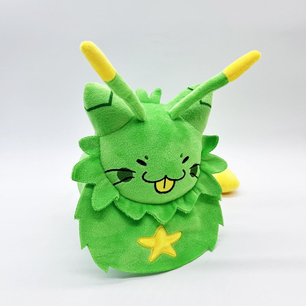 New Gnarpy Discovers The Internet Green Cat Robot Plush Toy Doll For Kids