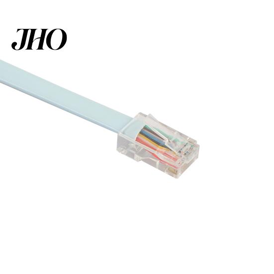 5ft 9Pin DB9 Serial RS232 to RJ45 Cat5 Ethernet Console Rollover Cable for Cisco
