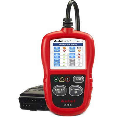 Autel AL319 סורק אבחון מיני OBD2 לאבחון קודי OBD2 עם מסך LCD Dinesh תואם למערכות OBDII לרכבים מיובאים