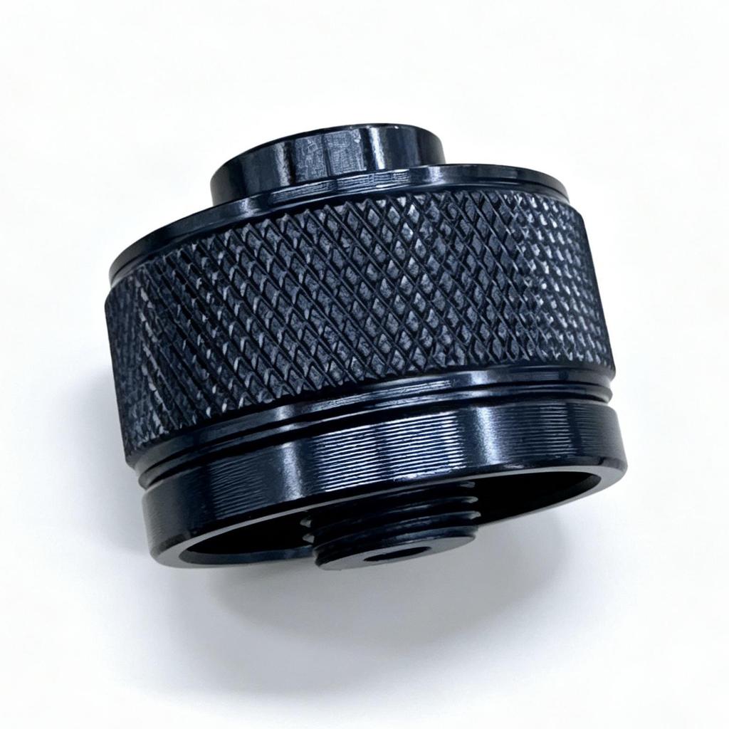 Portable Self-Locking Gas Tank Adapter with Anti-Roll Bracket for Camping Stoves