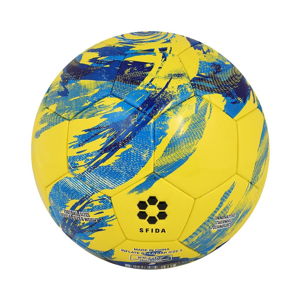 Certified Soccer SFIDA VAIS VORTI Soccer Size [JFA Ball] Jr. Ball, 4, YEL/BLUE