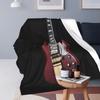 Electric Guitar 3D Classical Guitar  Blankets Fleece Sofa Throw Blanket Lightweight for Couch Bedding Travel Throws Bedspread
