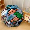 Gaston Lagaffe Winddichter Automatischer 8-Rippen Faltbarer Regenschirm Tragbarer Outdoor Sonnenschirm