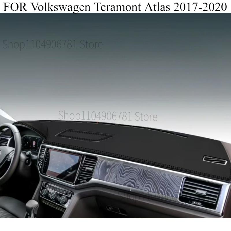 FÜR Volkswagen Teramont Atlas 2017- Auto Armaturenbrettmatte Armaturenbrettmatte Armaturenbrett Abdeckung Sonnenschutz Armaturenbrett Abdeckung Teppich Zubehör