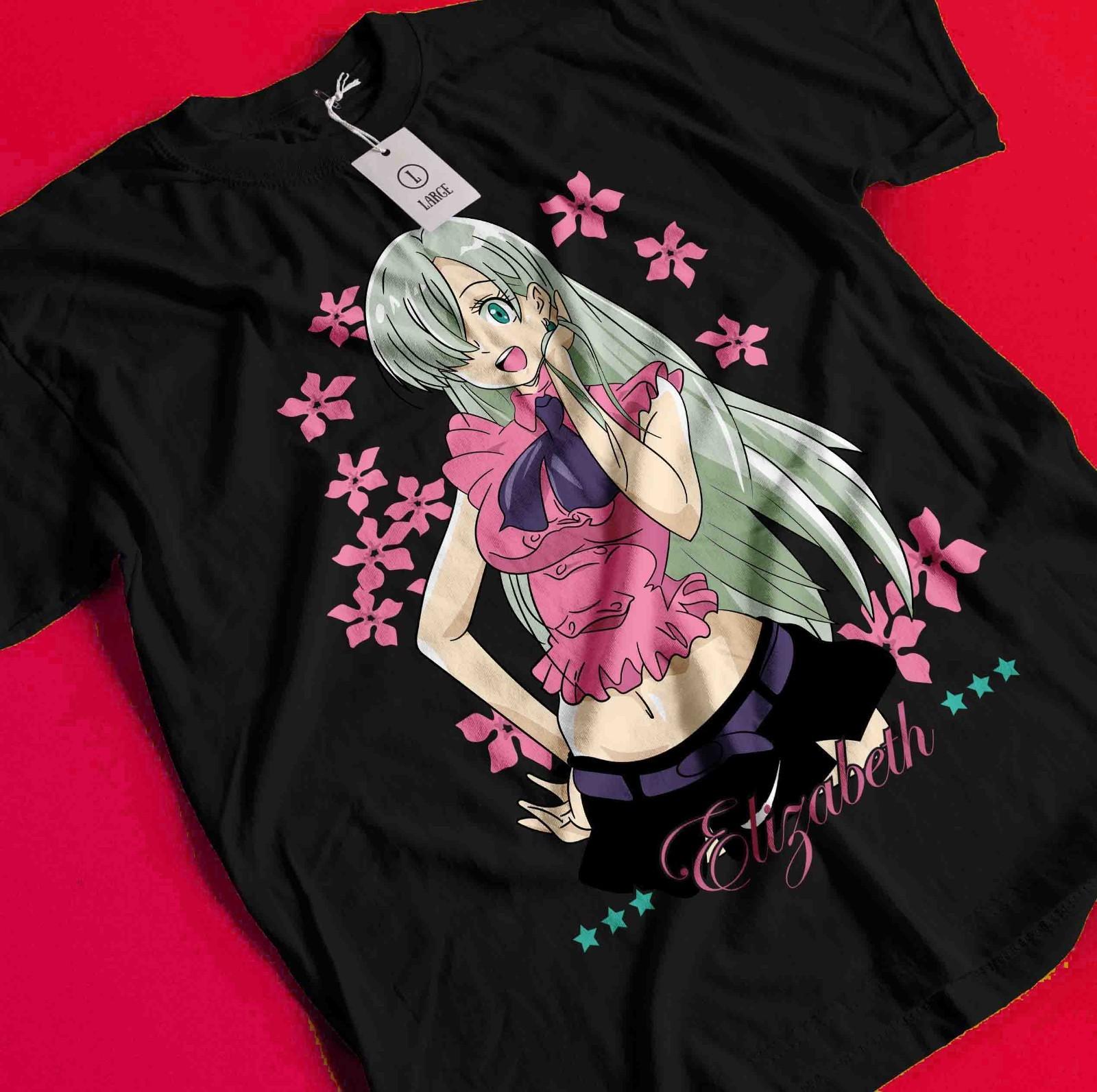 Seven Deadly Sins Shirt Elizabeth T-Shirt Escanor Tshirt Meliodas Ban Diane King AA312 3XL