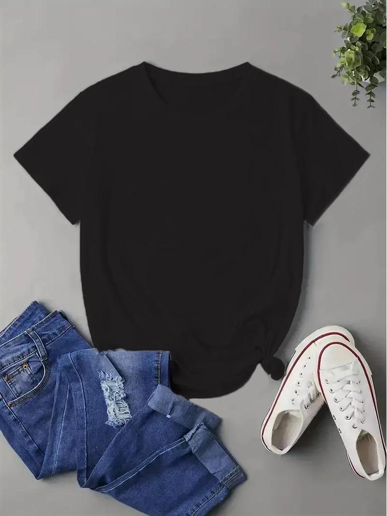 TEMU Damen Sweatshirt in Unifarben, erhältlich in europäischen und amerikanischen Größen mit Bügel-Wärmetransfer-Design