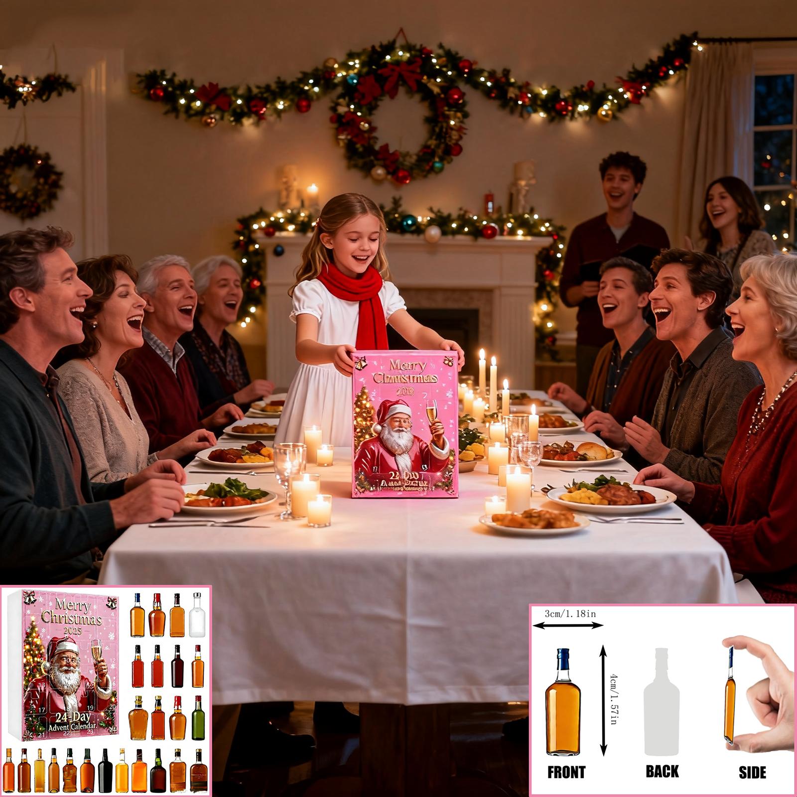 

2D Акриловая Подвеска Коробка-сюрприз, Адвент-календарь, Сюрприз для друзей и семьи One Size