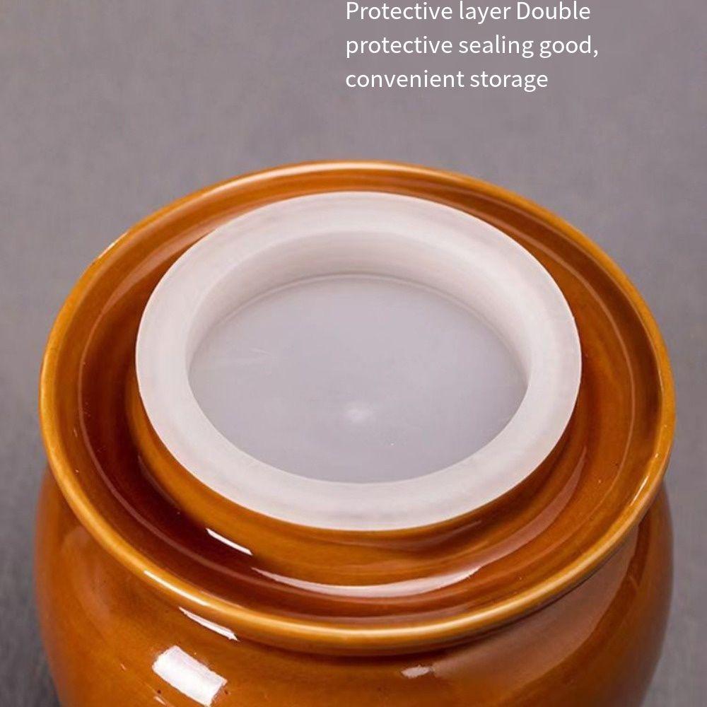 Old-fashioned Pickle Jar Ceramic Sauerkraut Storage Pot Collection Food Pickling Container Kimchi
