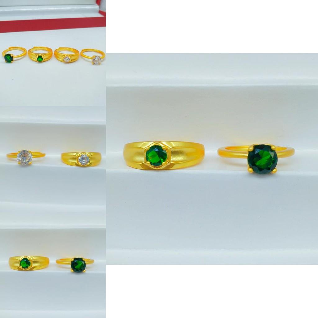 Chic Plated Gold Brass Couple Rings Featuring Stunning S For Occasions Romantic