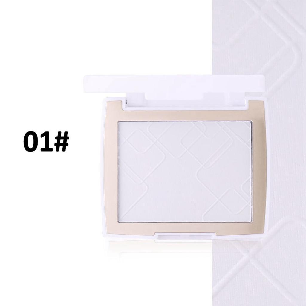 Long-lasting Powder Cake Natural Makeup Setting Square Box Loose Powder Makeup.