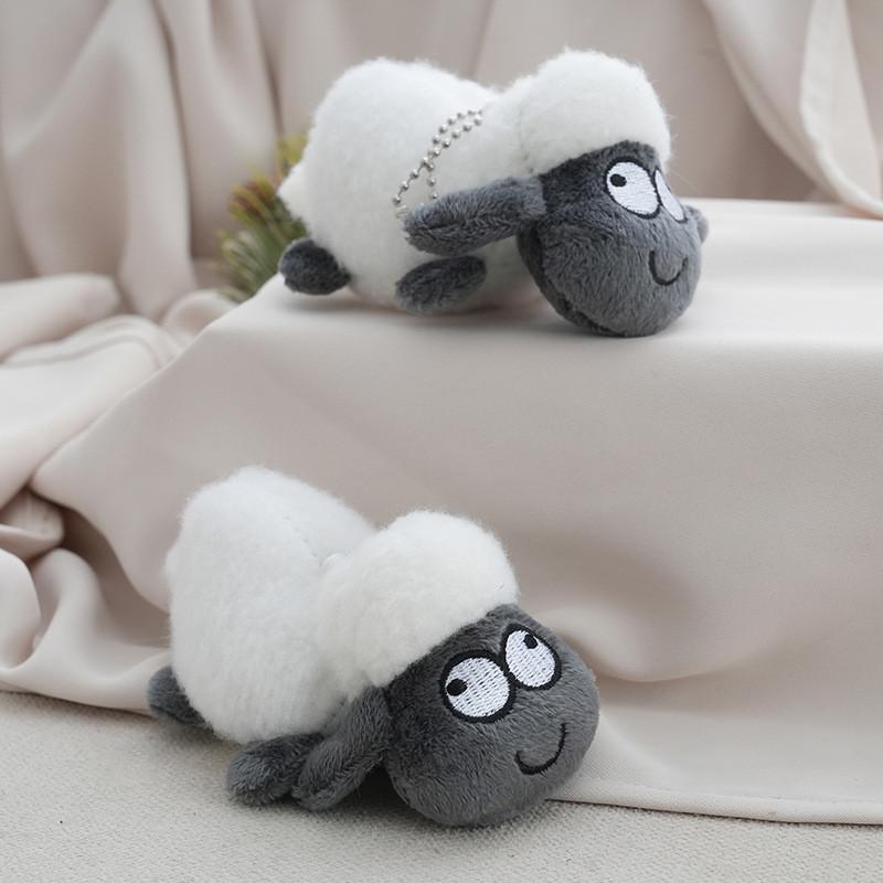 Plush Little Lamb Toy Keychain With Pp Cotton Filling For Gift Kids