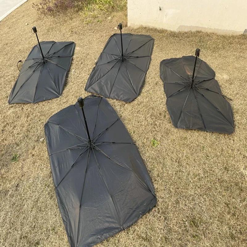 Car Sunshade Snow Umbrella Car Sunshade Retractable Sunshade Snow Umbrella Heat Insulation Front Windshield Sunshade Umbrella