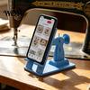 Anti-fall Mobile Holder Sewing Machine Phone Stand, Vintage Mini Desk for Cell Phone, Stable 3D Printed Hands-Free Stand Tutorials, Unique Gift