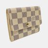 [Pre-Owned] White Coated Canvas Wallet - Good #1C3W7ZM