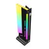 Adjustable GPU Holder Video Card Riser RGB Black Aluminum Alloy