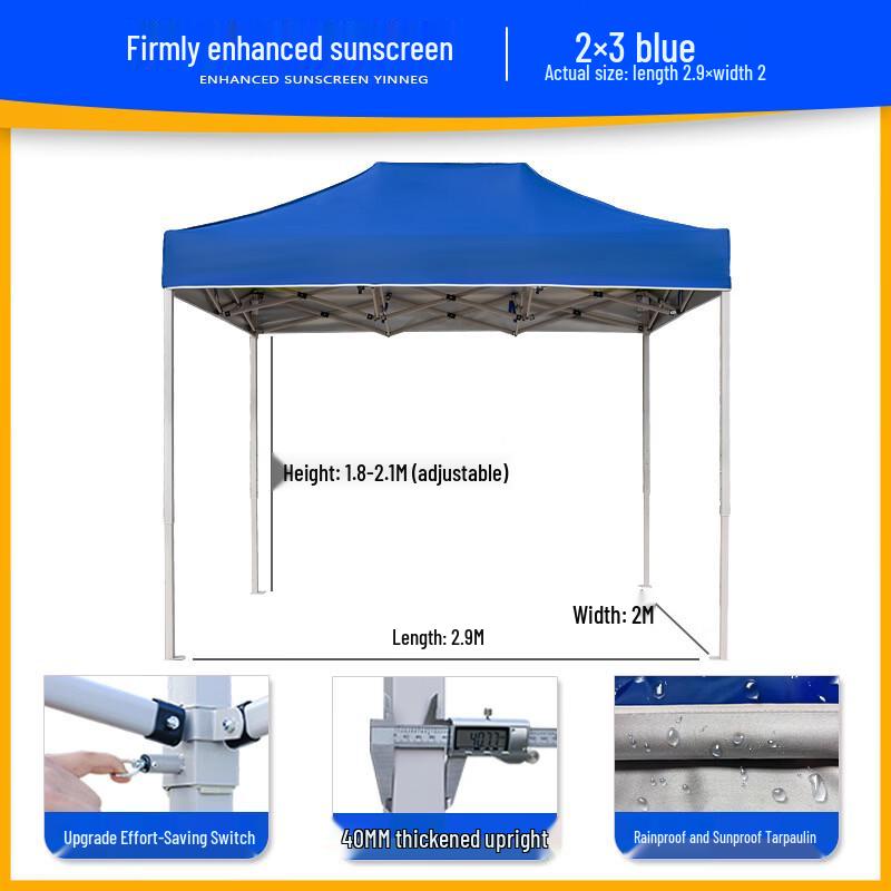 Heavy-Duty Outdoor Folding Canopy Tent