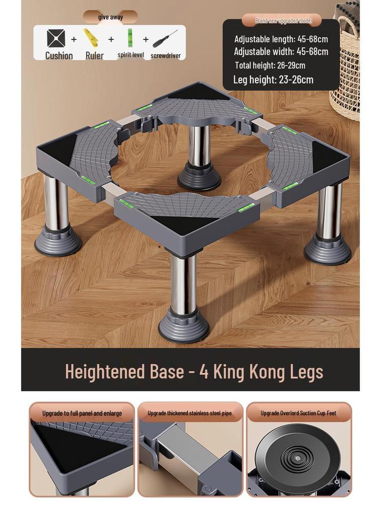 Universal Heightening Stand for Washing Machine, Refrigerator, Dishwasher - Elevated Storage Rack